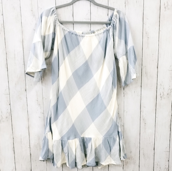 ♡NWT♡ Tula Rosa Sara Mini Dress Cottage Blue - Picture 10 of 11